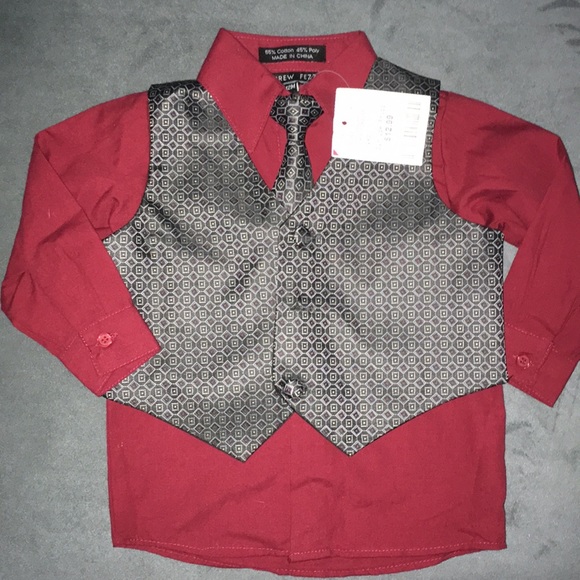 Andrew Fezza Other - NWT shirt/vest/tie